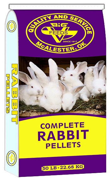 Rabbit Pellets Big V 25#