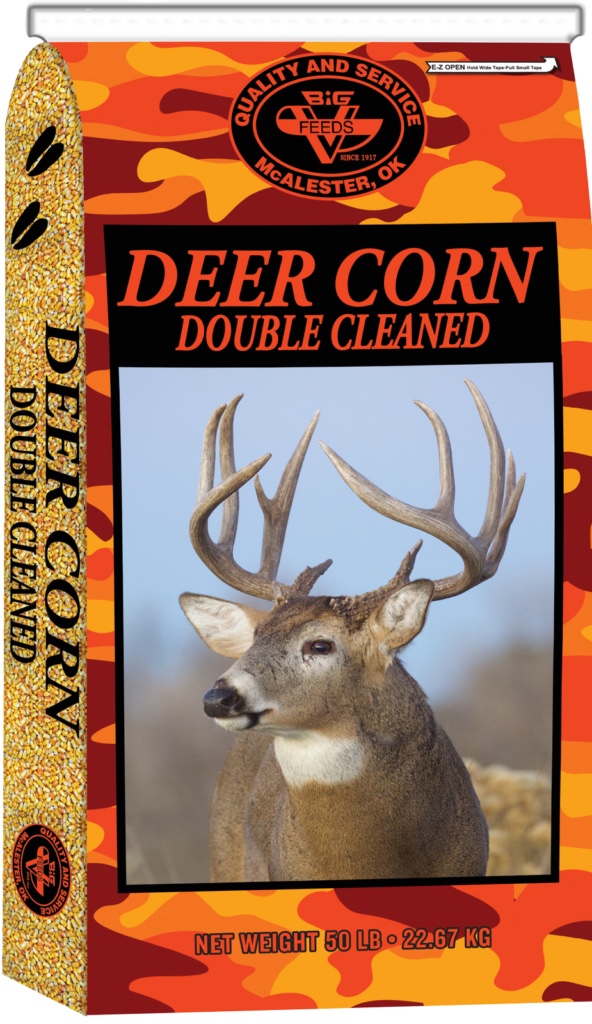 Big V Double Cleaned Deer Corn, 50 lbs