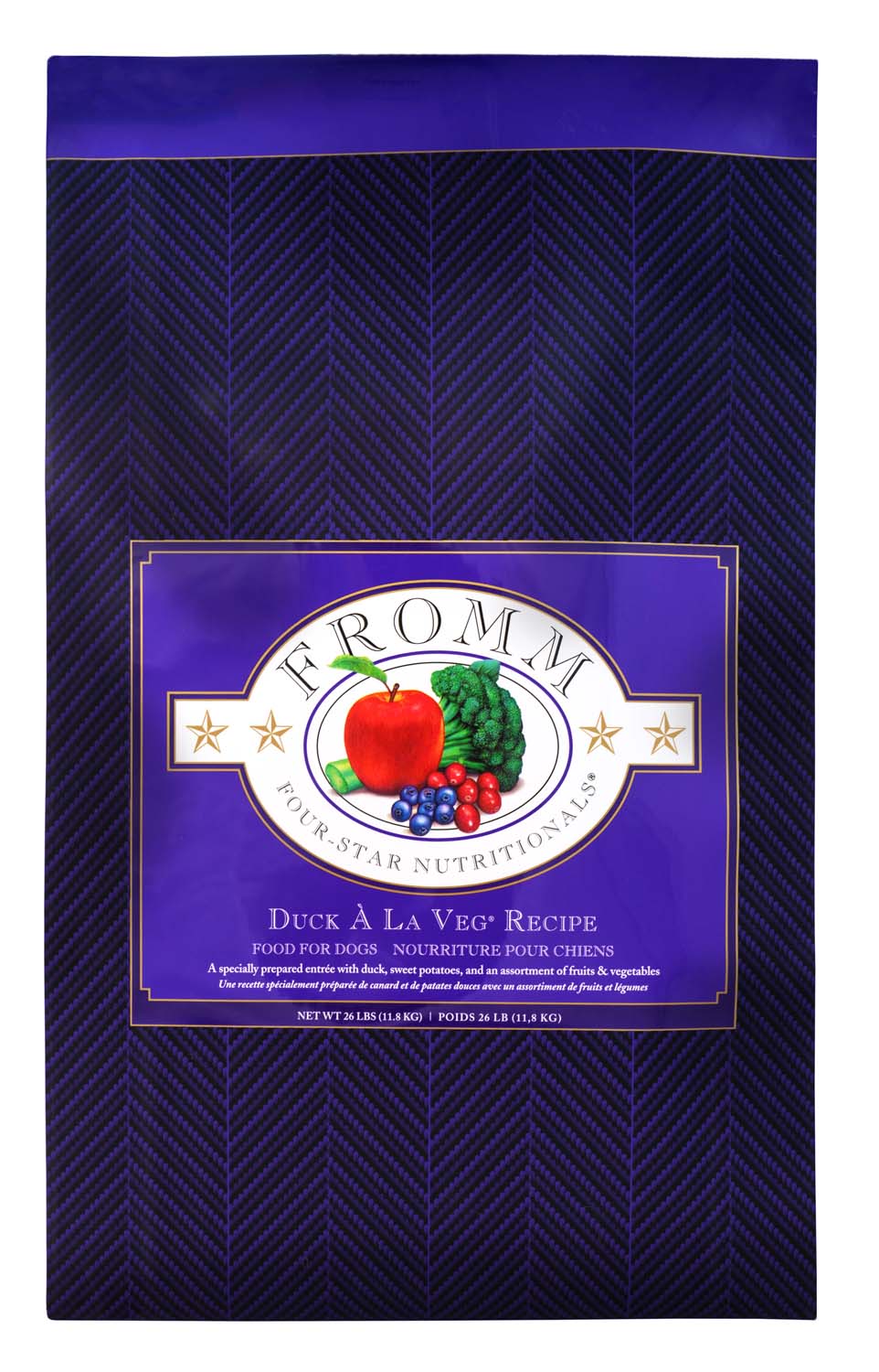 Fromm Four-Star Nutritionals Duck  A La Veg Recipe Food for Dogs