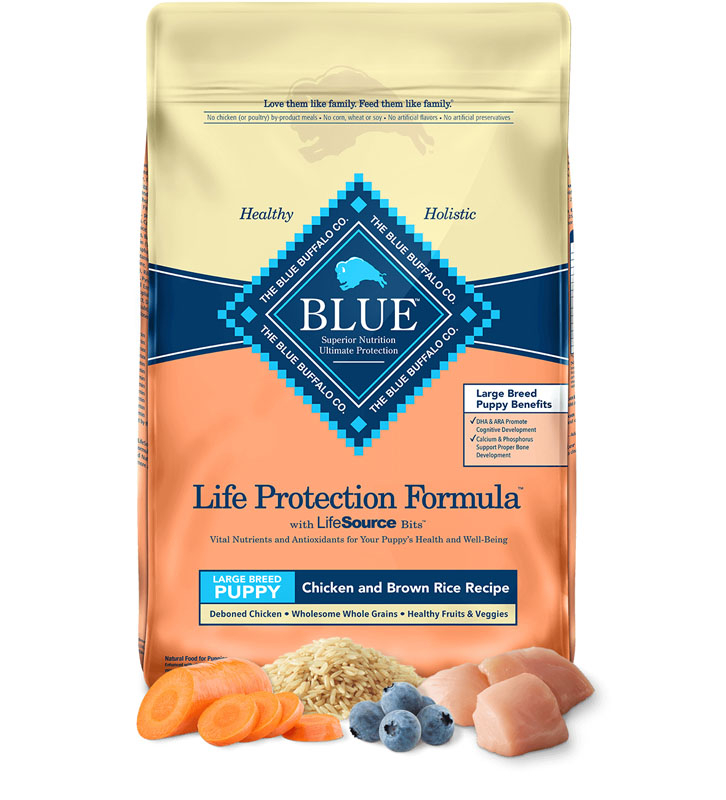 Blue Life Protection Formula Chicken & Brown Rice Recipe for Large Breed Puppies