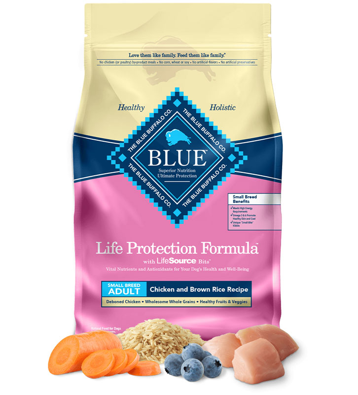 Blue Life Protection Formula Chicken & Brown Rice Recipe for Small Breed Dogs
