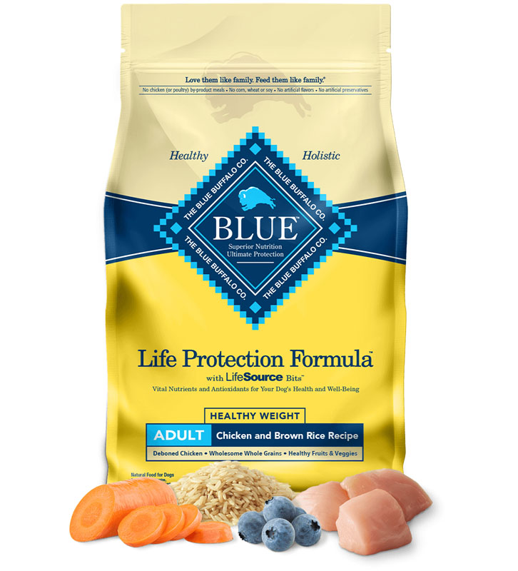 Blue Life Protection Formula Healthy Weight Chicken & Brown Rice Recipe for Dogs