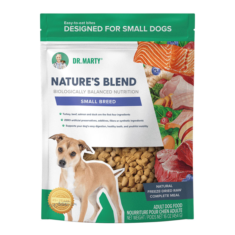 Dr. Marty Nature's Blend Freeze-Dried Small Breed Dog Food