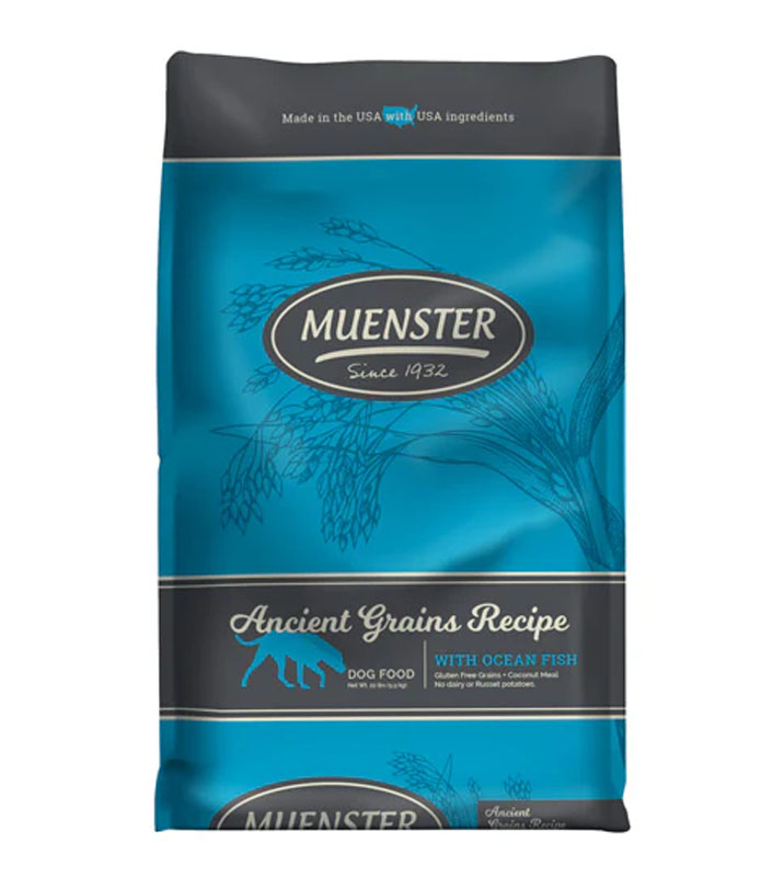 Muenster Ancient Grains with Ocean Fish Dog Food