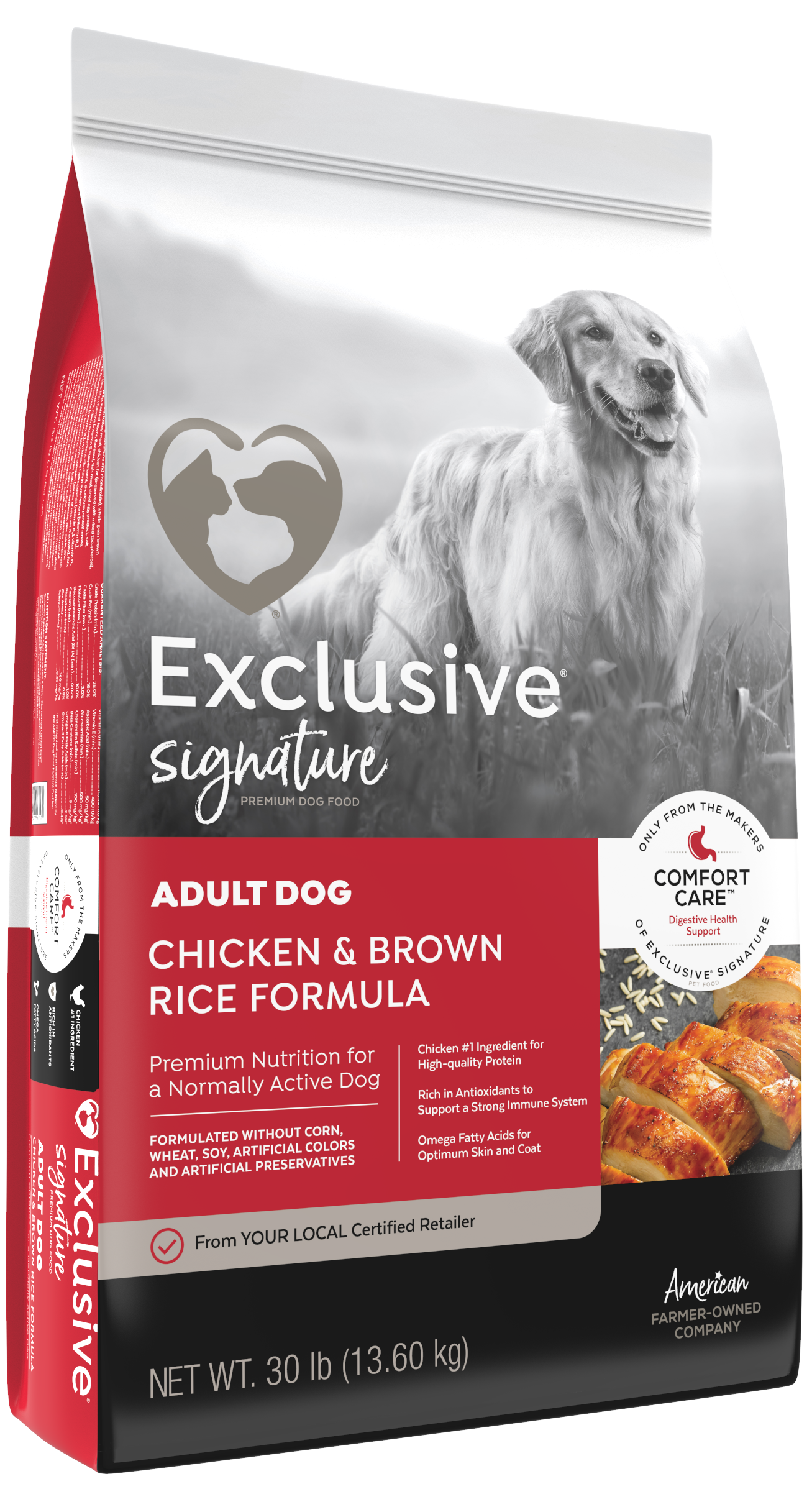 Exclusive Adult Chicken & Brown Rice Dog Food