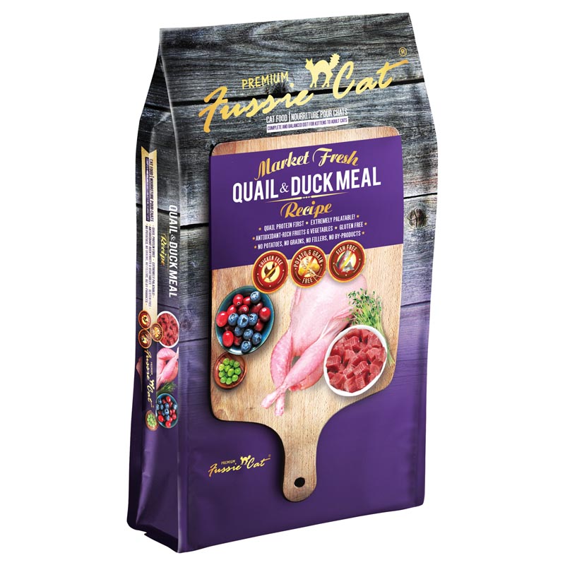 Fussie Cat Market Fresh - Quail & Duck Meal Cat Food