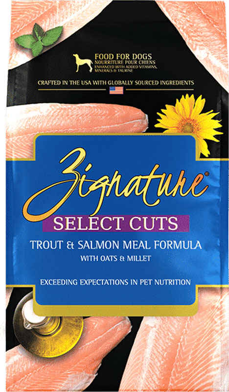 Zignature Select Cuts Trout & Salmon Meal Formula Dog Food