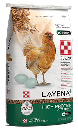 Purina&reg; Layena&reg;+ High Protein Layer Feed