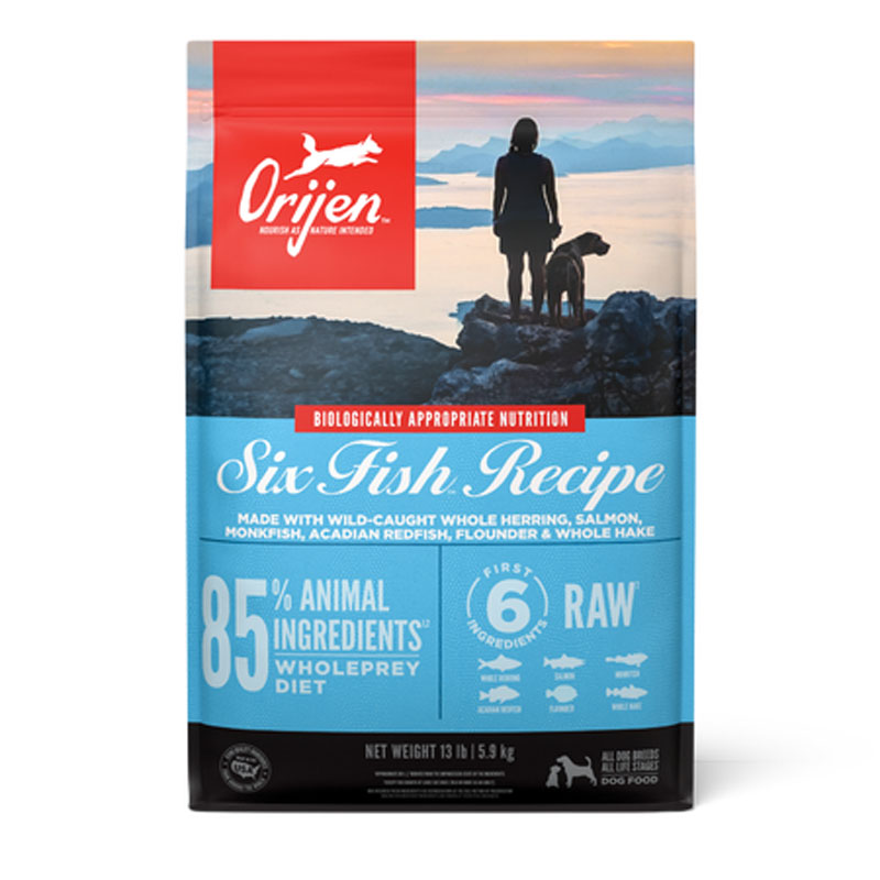 Orijen Six Fish Dog Food for All Life Stages