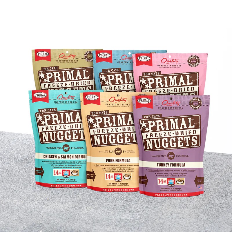 Primal Feline Freeze-Dried Nuggets for Cats