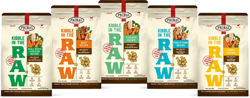 Primal Kibble In The Raw for Dogs