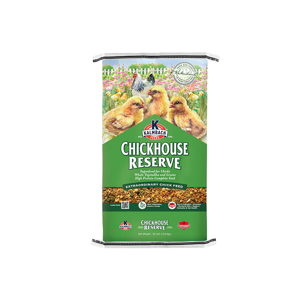 Kalmbach Chickhouse Reserve Chicken Starter Feed, 30 lb