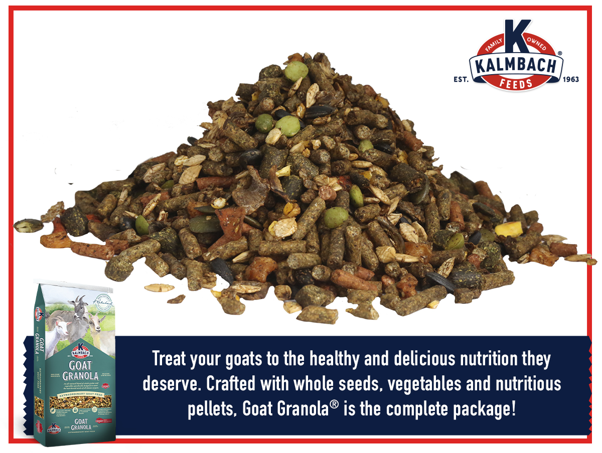 Kalmbach Goat Granola, 30 lb