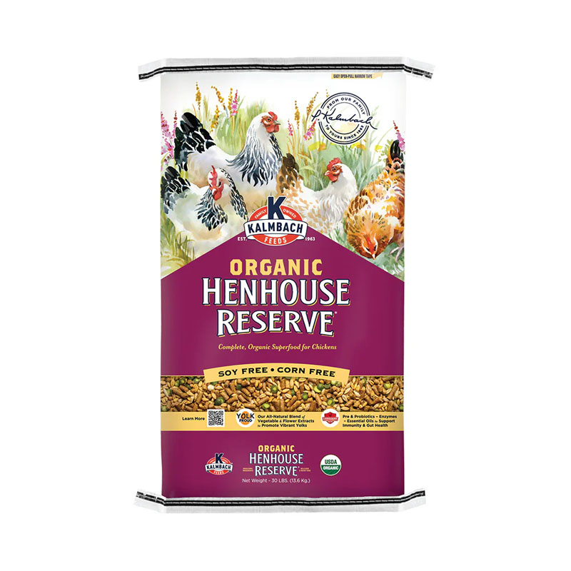 Kalmbach Organic Organic Henhouse Reserve Poultry Feed, 30 lb