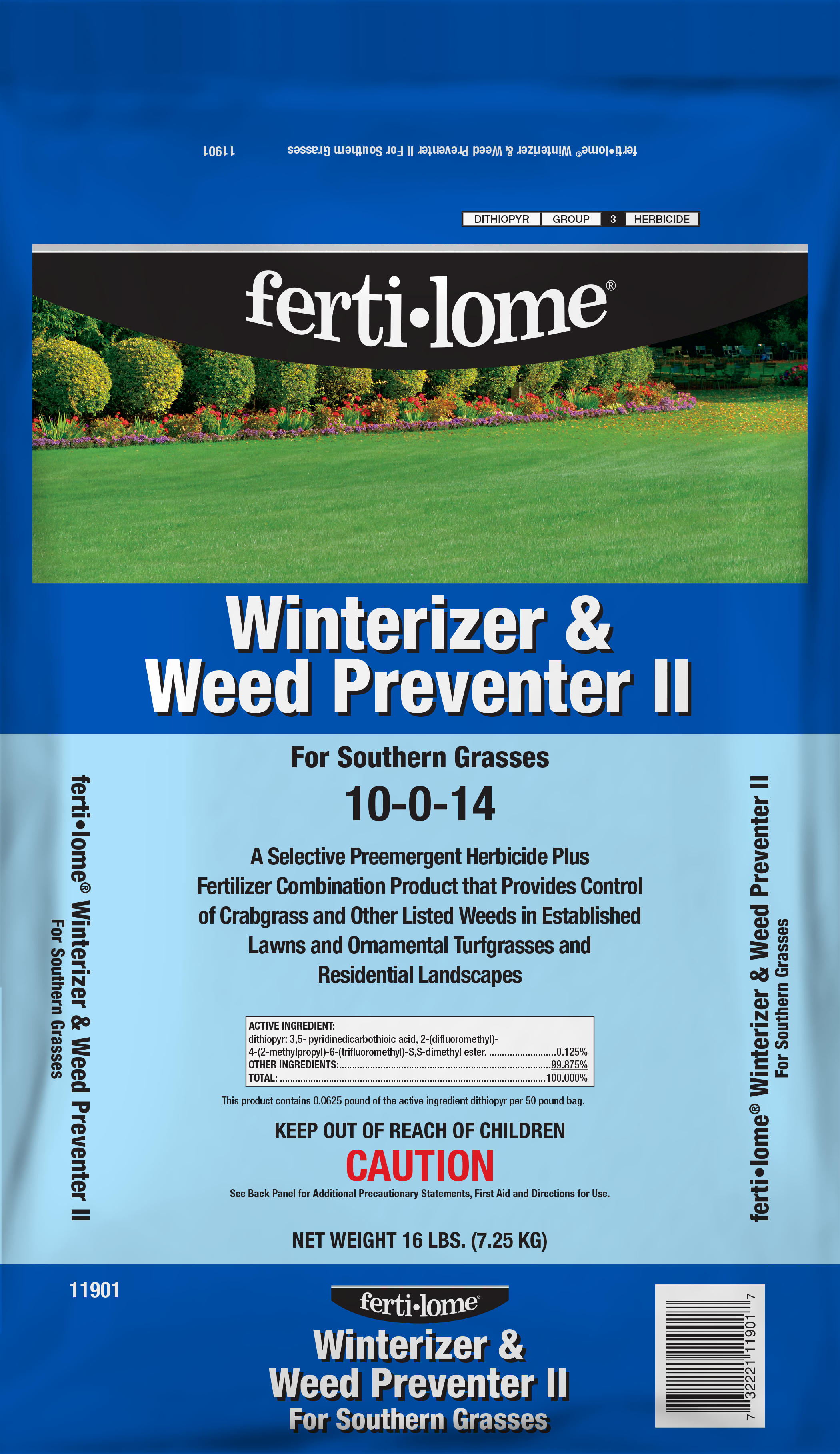 Fertilome Winterizer & Weed Preventer with Dimension, 16 lbs