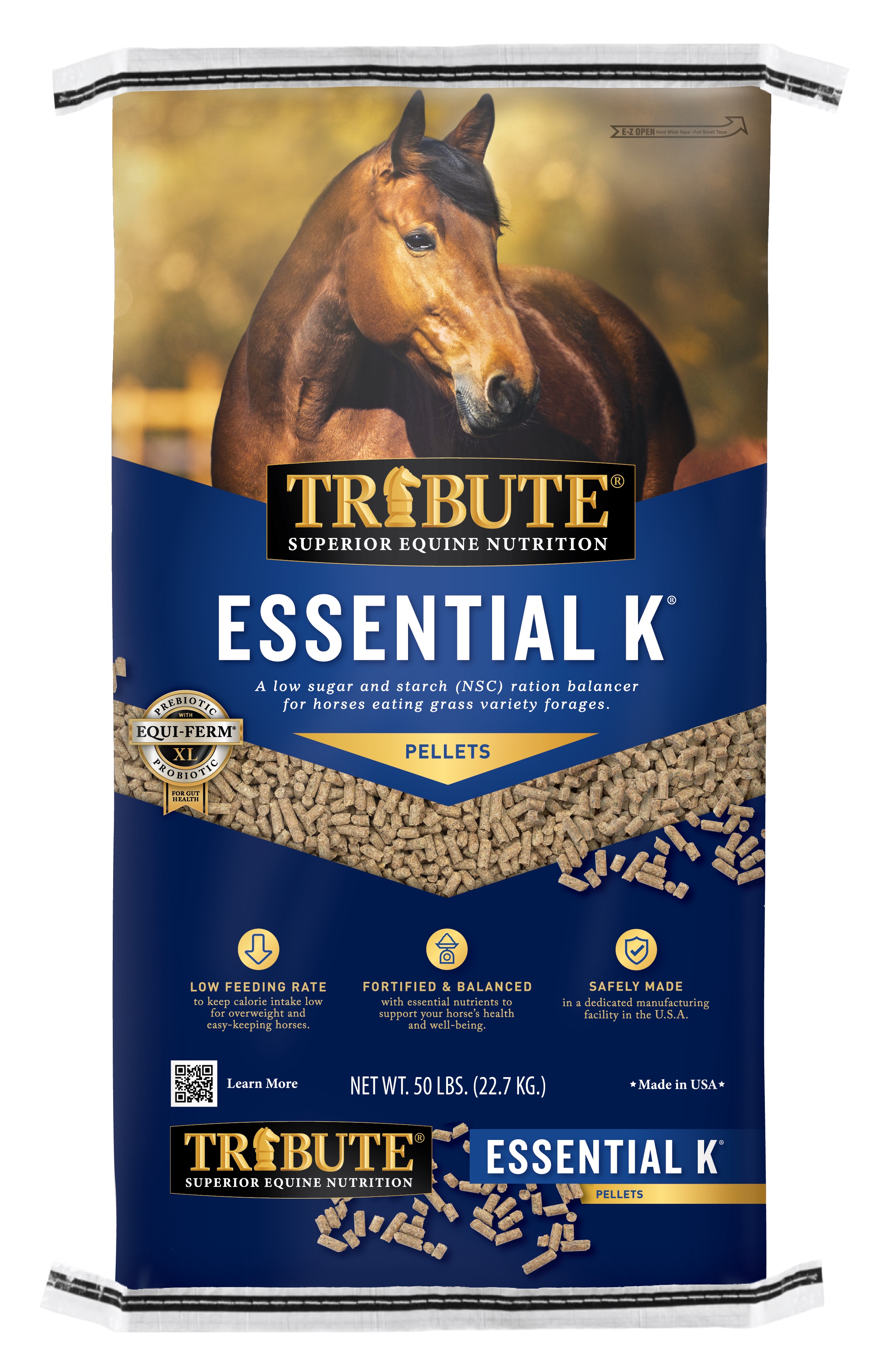 Tribute Essential K Low NSC Ration Balancer, 50 lbs