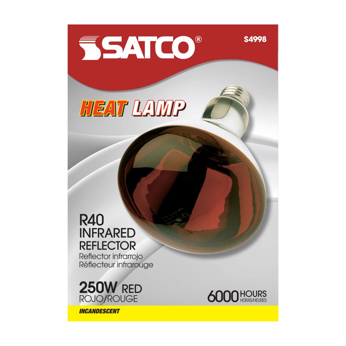 Red Infrafed Heat Lamp, 250 watt