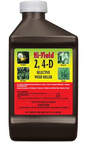 Hi-Yield 2, 4-D Amine a Selective Weed Killer, 32 oz