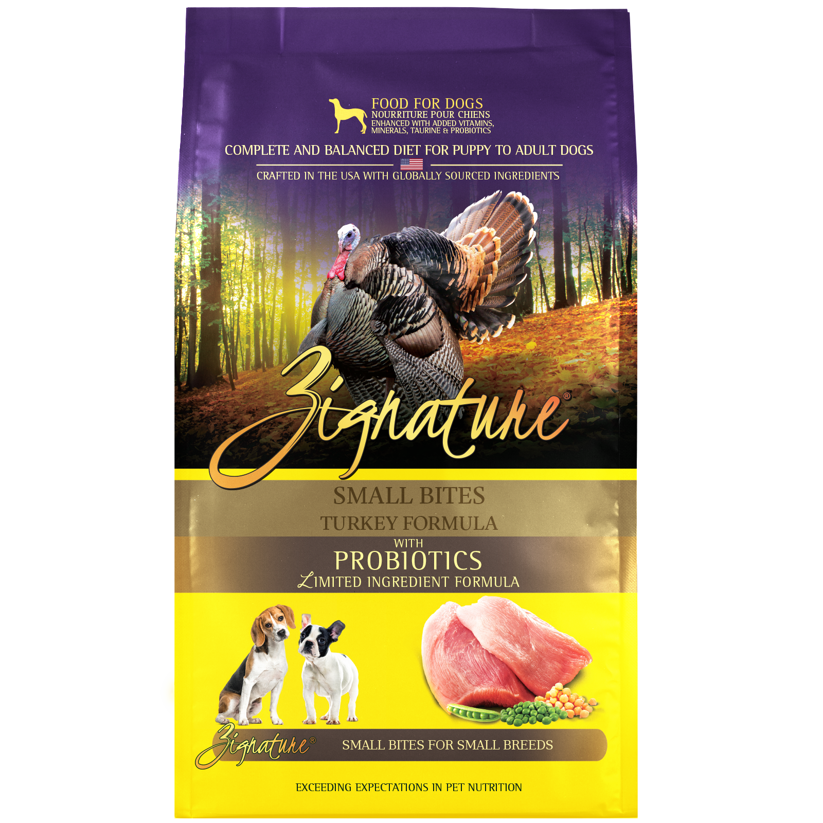 Zignature Turkey Small Bites Dog Food