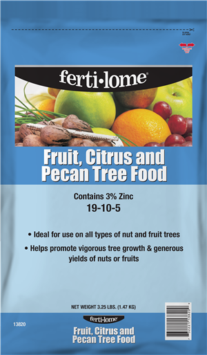 Fertilome Fruit, Citrus, and Pecan Tree Food 19-10-5, 4 lbs
