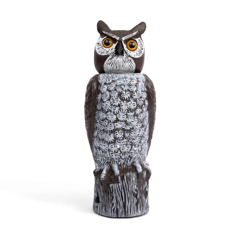Rotating Head Owl Decoy