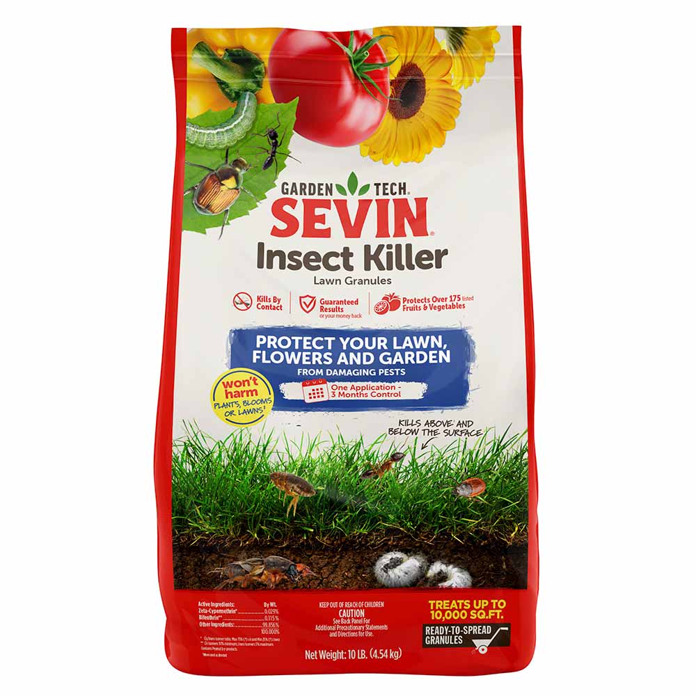 Sevin Insect Killer Lawn Granules, 10 lbs