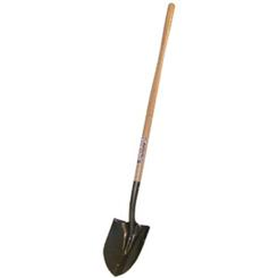 Round Point Shovel with 48" Handle