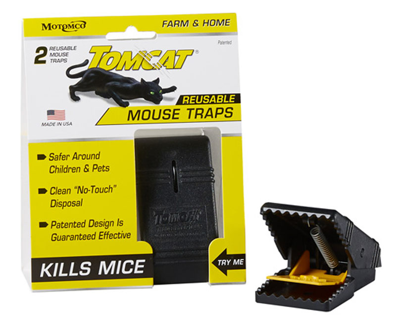 Tomcat Mouse Snap Traps - 2 pack