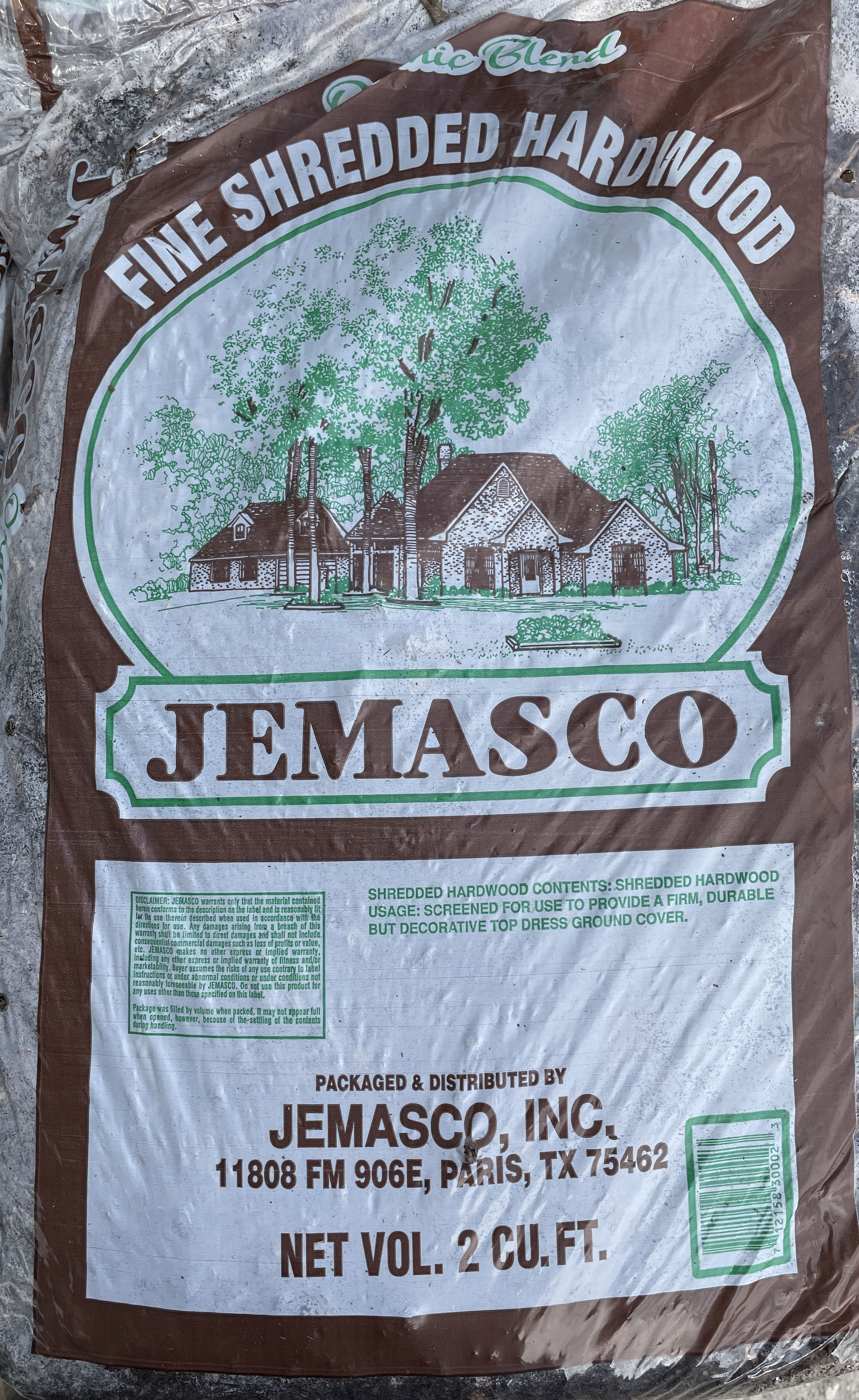 Mulch Hardwood 2 Cf 60/pallet