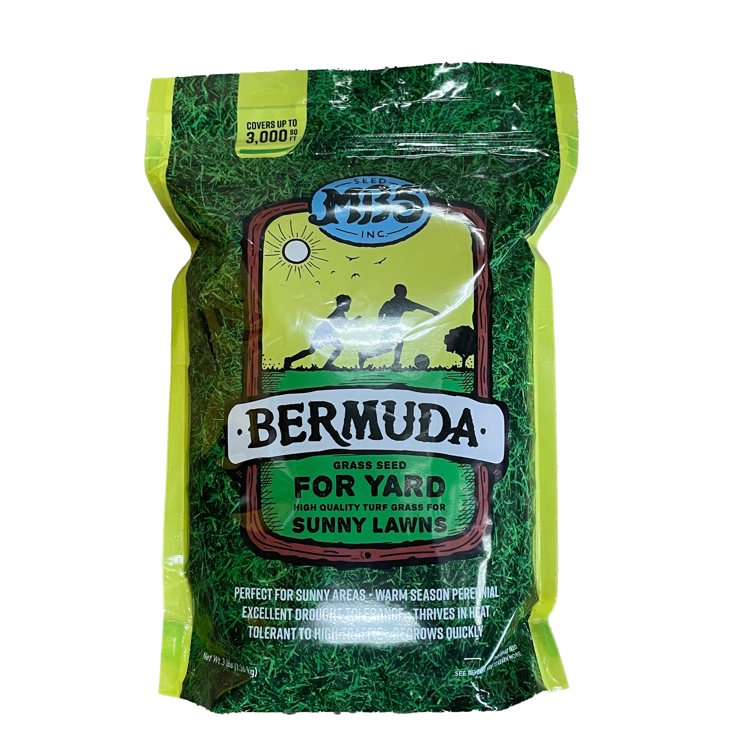 MBS Bermuda Grass Seed, 3 lbs