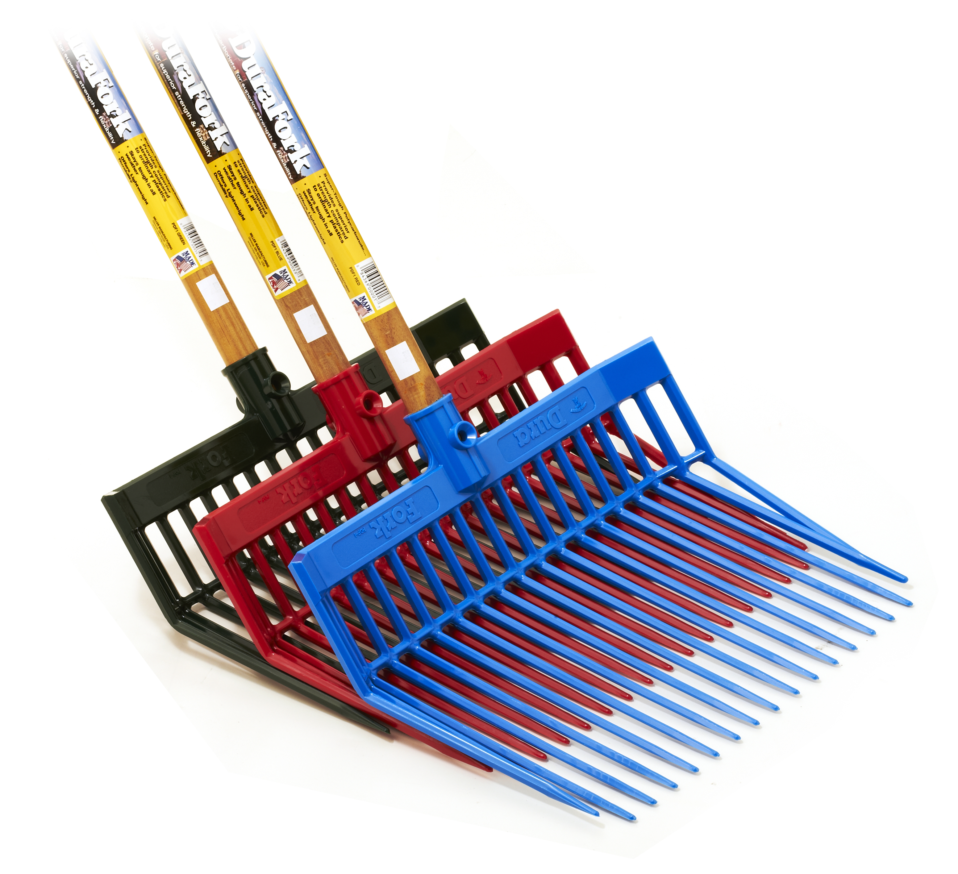 Plastic DuraFork with Wood Handle