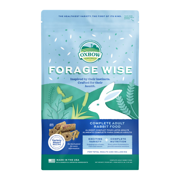 Oxbow Forage Wise Adult Rabbit Food, 4 lbs