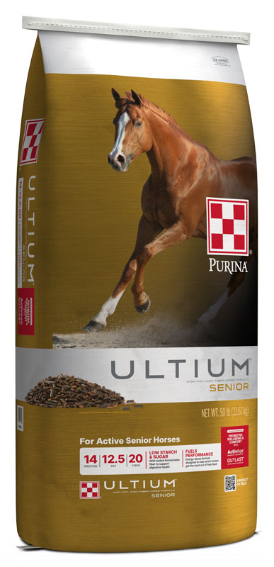 Purina Ultium Senior Horse Feed, 50 lbs