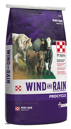 Purina Wind and Rain ProCycle Mineral 7.5, 50 lbs