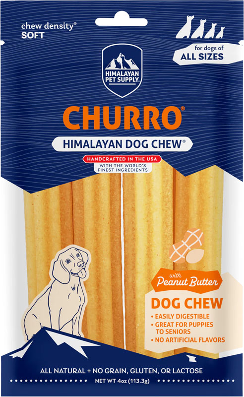 Himalayan Churro 4 pack, Peanut Butter