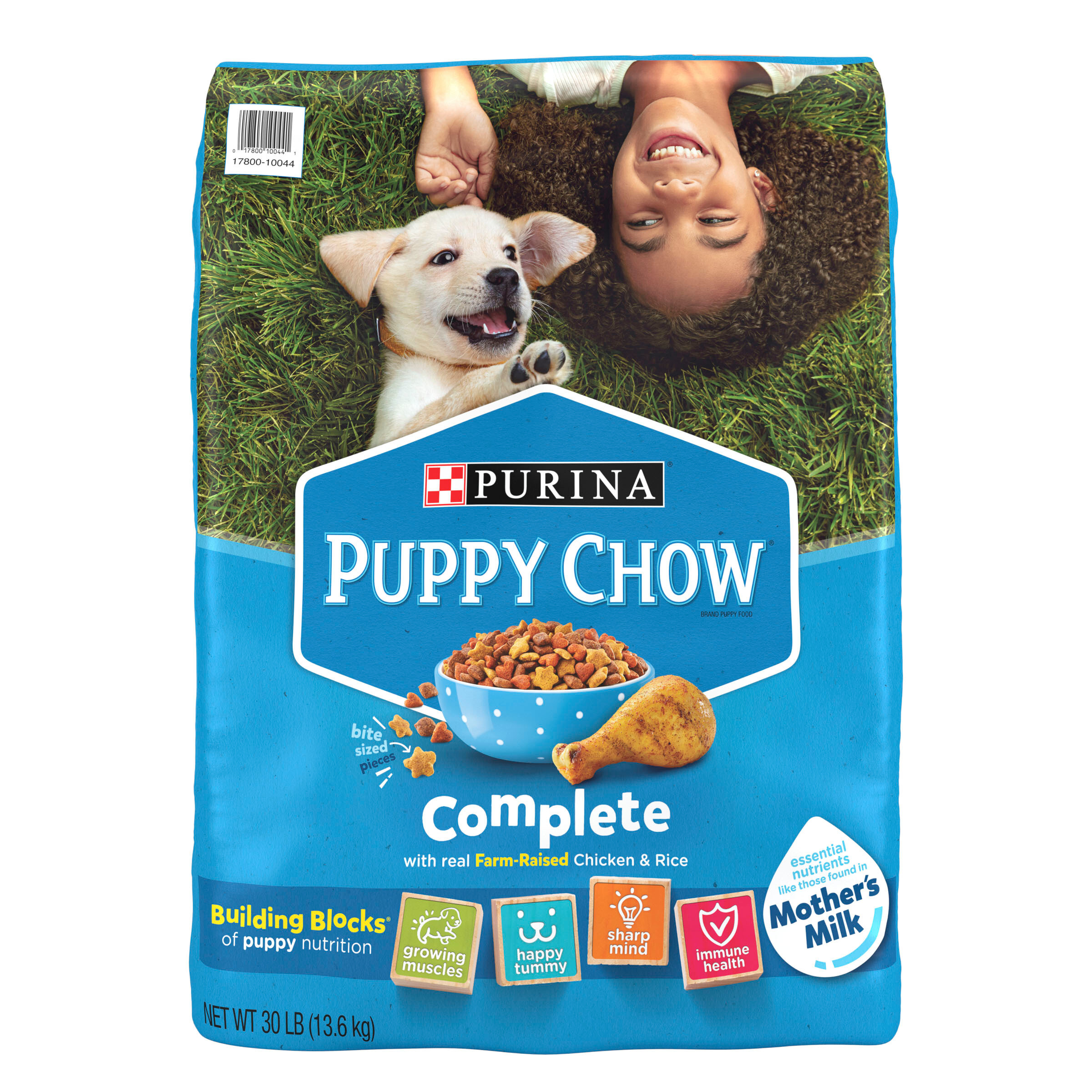 Purina Puppy Chow with Real Chicken, 30 lbs