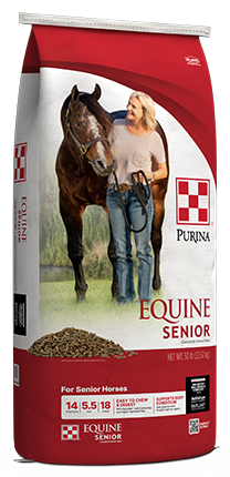 Purina Equine Senior Horse Feed, 50 lbs