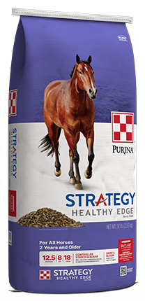 Purina Strategy Healthy Edge Horse Feed, 50 lbs