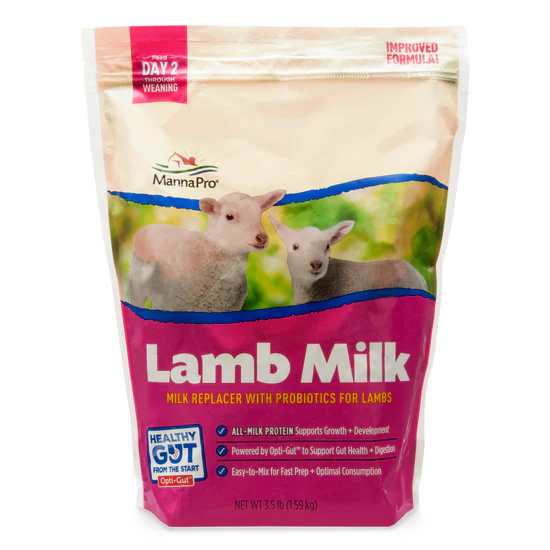 Manna Pro Lamb Milk Replacer with Probiotics 3.5 lb.
