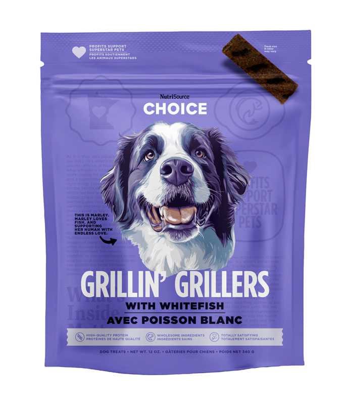 NutriSource Grillin' Grillers with Whitefish, 12 oz