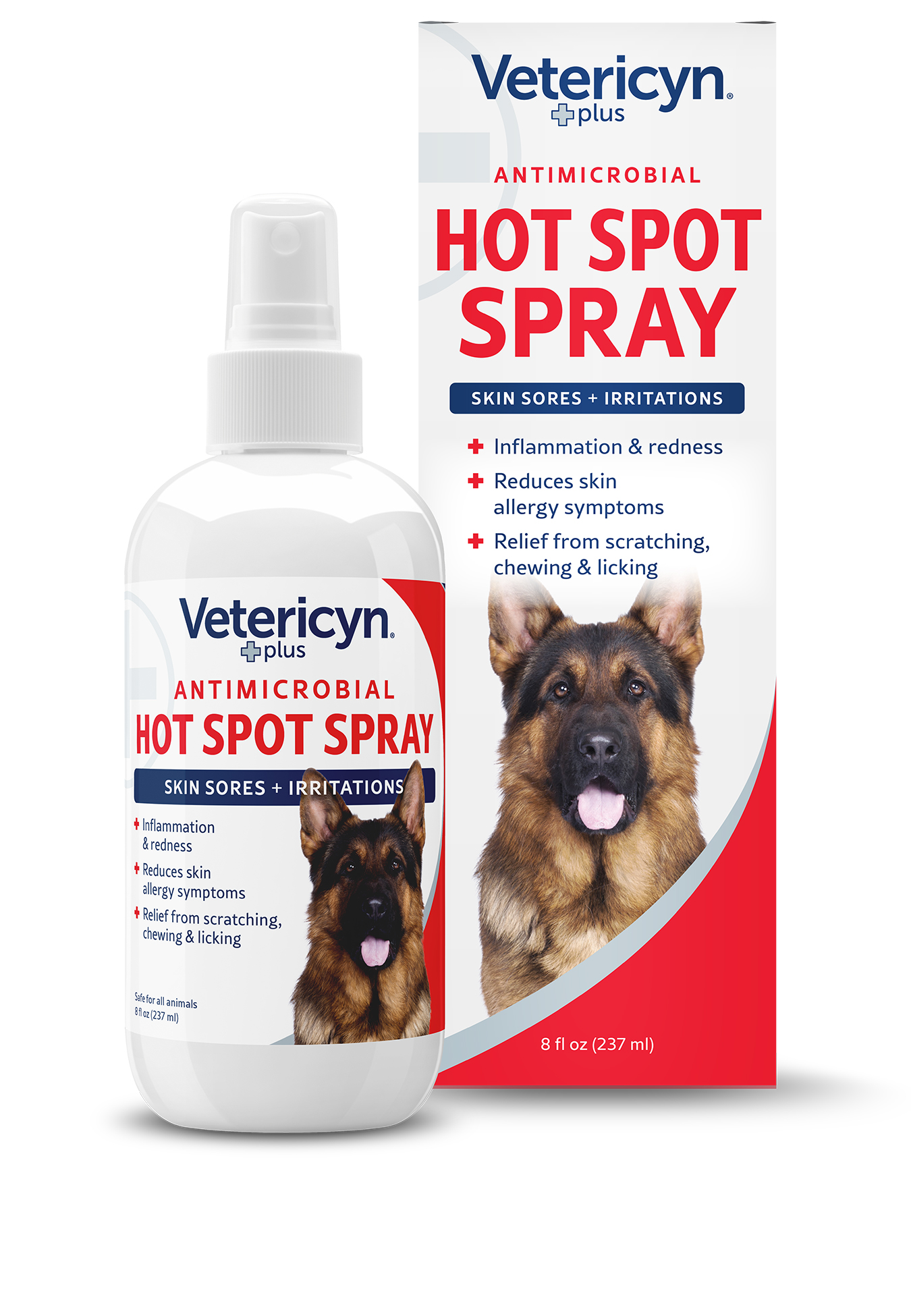 Vetericyn Plus Hot Spot Spray, 8 oz