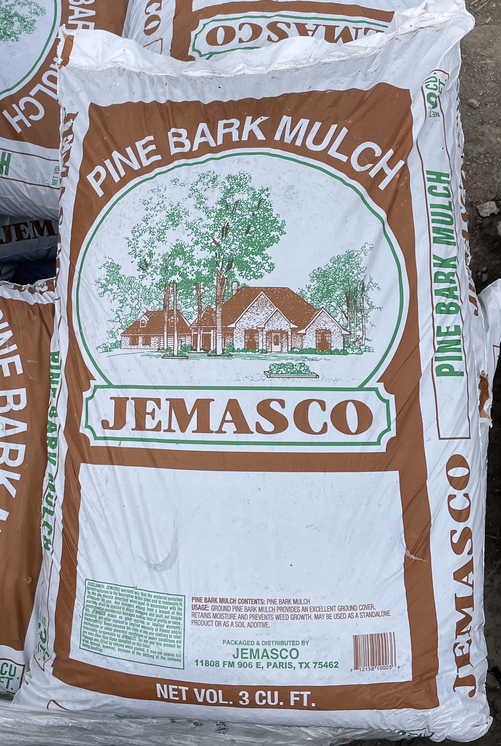 Pine Bark Mulch, 3 cu. ft.