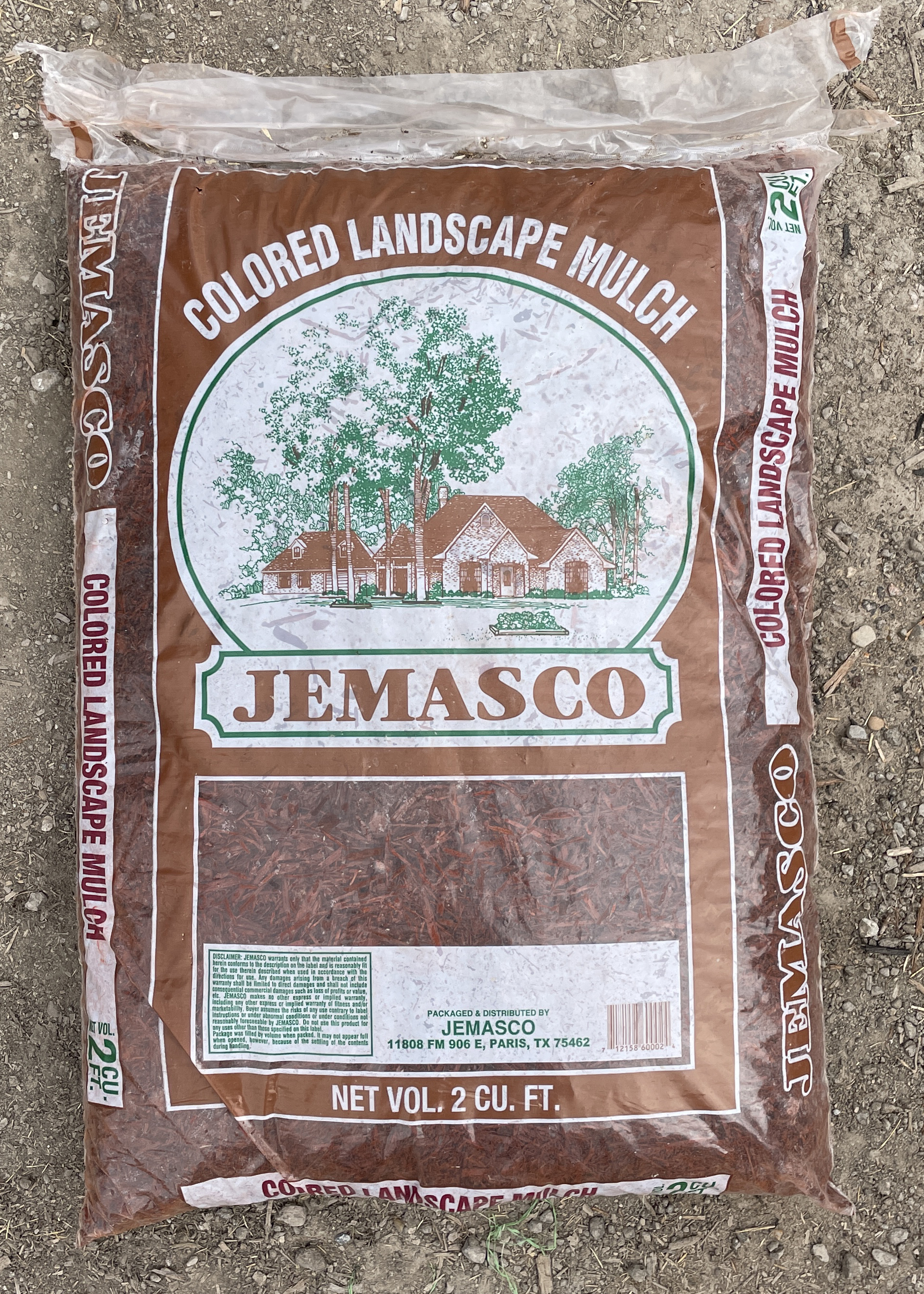 Red Mulch, 2 cu. ft.