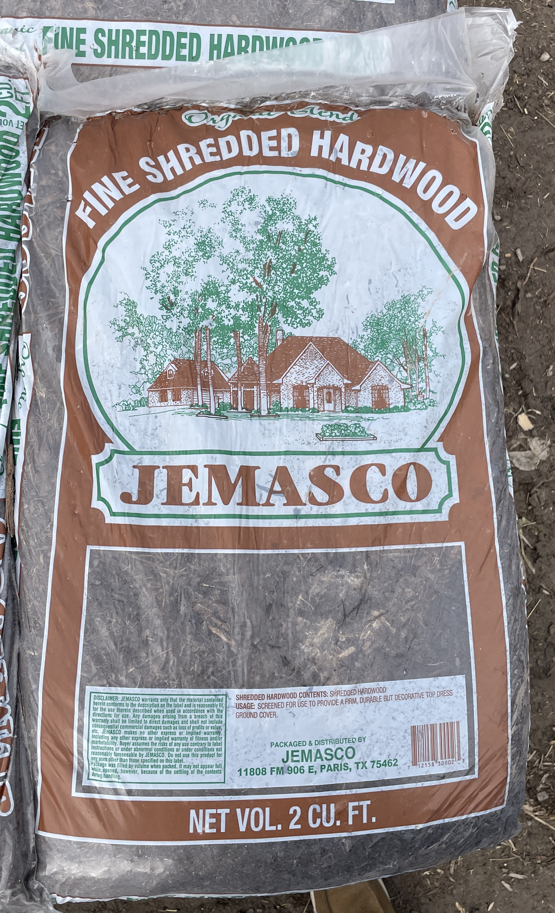 Hardwood Mulch, 2 cu. ft.