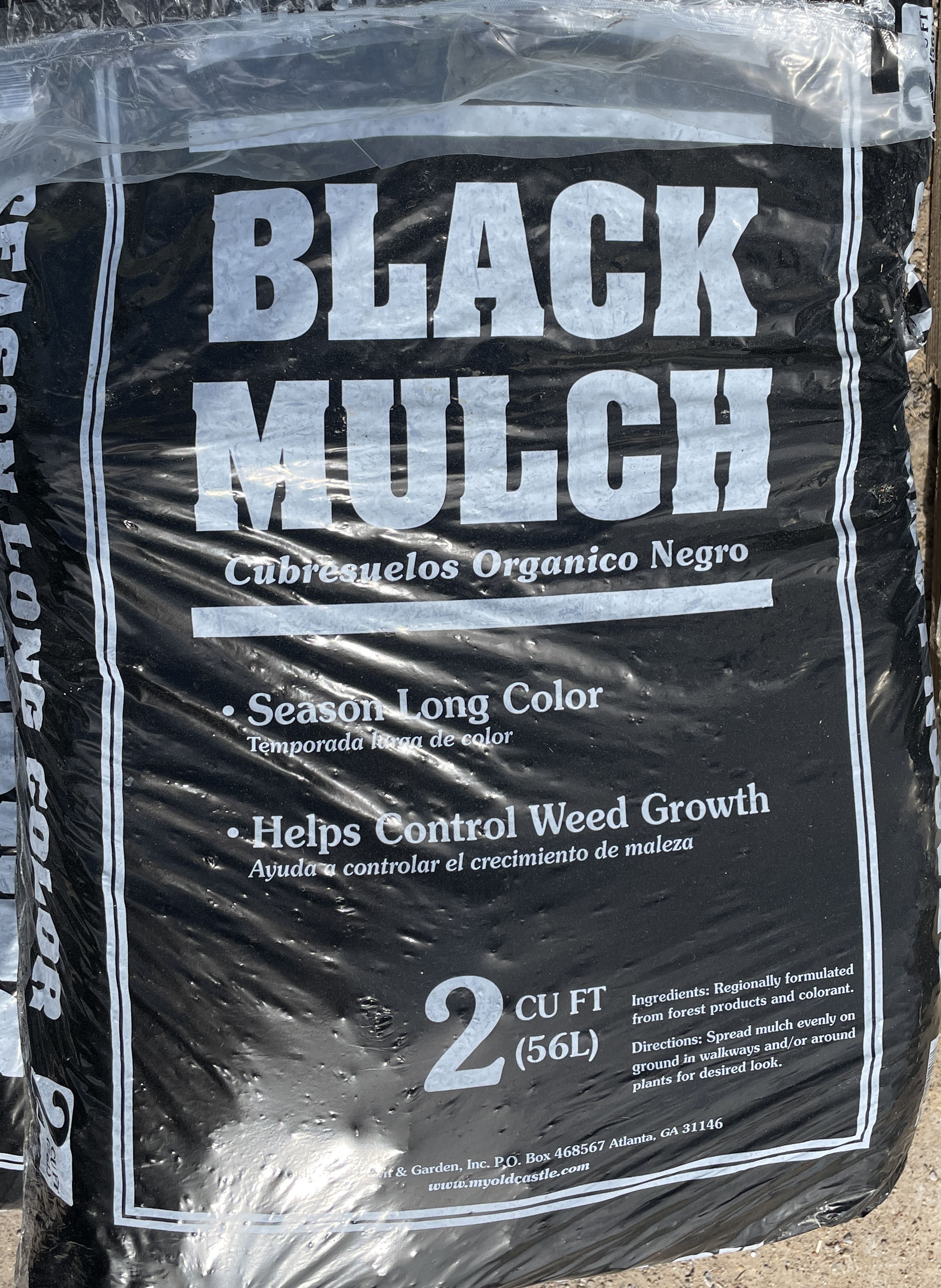 Black Mulch, 2 cu. ft.