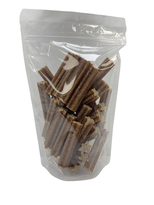 D&L Wag-A-Lotz Pumpkin Chew Sticks - Small, 6 oz