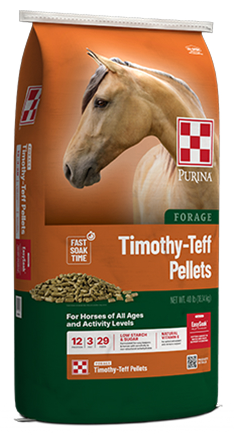 Purina Forage Timothy-Teff Pellets, 40 lbs