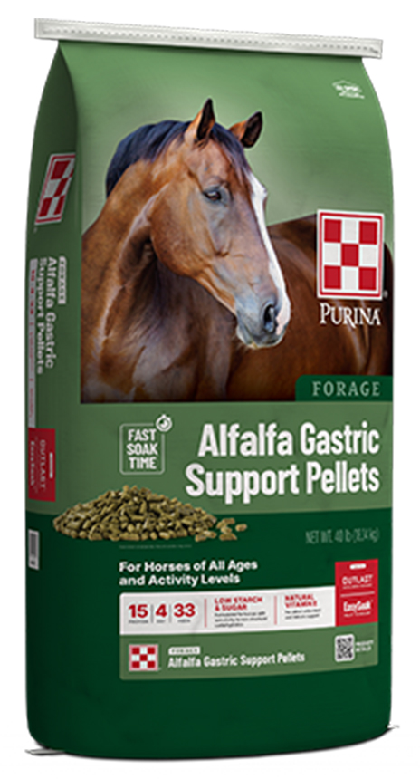 Purina Forage Alfalfa Gastric Support Pellets, 40 lbs