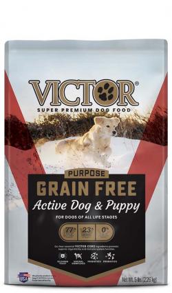 VICTOR Grain Free Active Dog & Puppy Food, 30 lbs